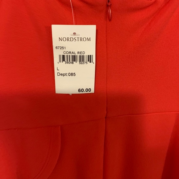 New Coral Red dress - Picture 4 of 5